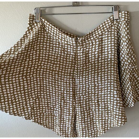 Rip Curl Paradise Cove Print High Rise Shorts XL Flowy Dot Boho Resort Coastal - Picture 5 of 7